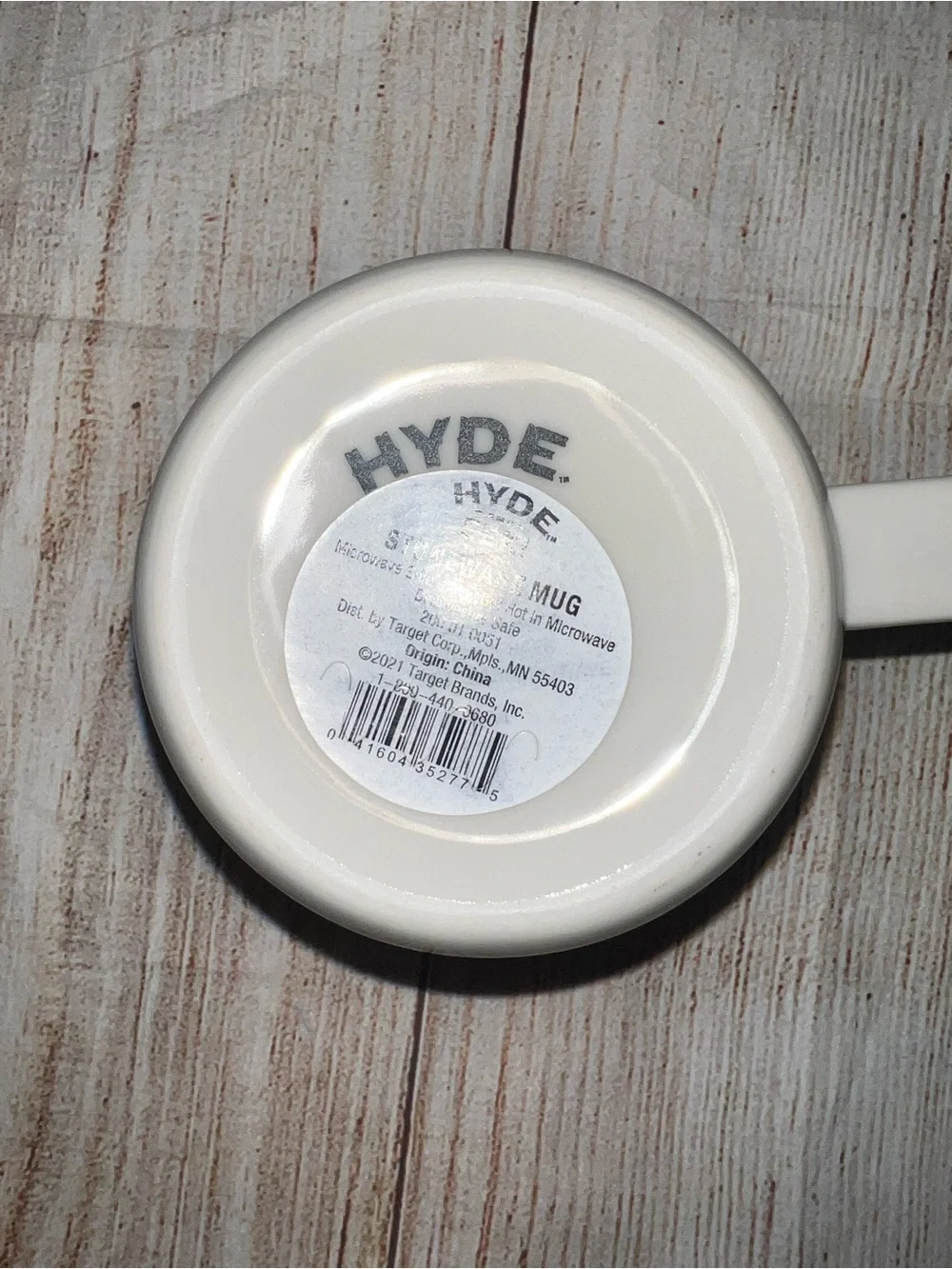 Hyde & Eek White Ceramic Good Witch Accent Coffee Mug
